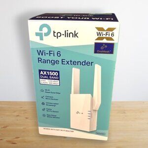 TP Link RE505X Plug In WiFi Range Extender White NWOT